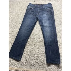 VTG 90s Southpole Men's 38x32 Straight Leg Dark Denim Jeans